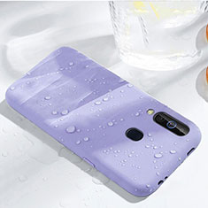 Ultra-thin Silicone Gel Soft Case 360 Degrees Cover for Samsung Galaxy M40 Purple
