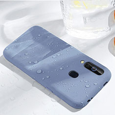 Ultra-thin Silicone Gel Soft Case 360 Degrees Cover for Samsung Galaxy M40 Sky Blue