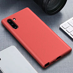 Ultra-thin Silicone Gel Soft Case 360 Degrees Cover for Samsung Galaxy Note 10 5G Red