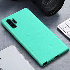 Ultra-thin Silicone Gel Soft Case 360 Degrees Cover for Samsung Galaxy Note 10 Plus Cyan
