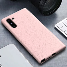 Ultra-thin Silicone Gel Soft Case 360 Degrees Cover for Samsung Galaxy Note 10 Rose Gold