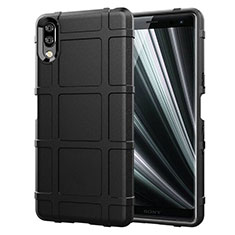 Ultra-thin Silicone Gel Soft Case 360 Degrees Cover for Sony Xperia L3 Black