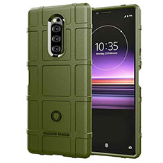 Ultra-thin Silicone Gel Soft Case 360 Degrees Cover for Sony Xperia XZ4 Green
