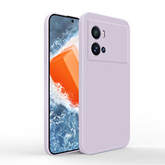 Ultra-thin Silicone Gel Soft Case 360 Degrees Cover for Vivo iQOO 9 5G Clove Purple