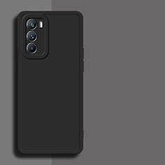 Ultra-thin Silicone Gel Soft Case 360 Degrees Cover for Vivo iQOO 9 SE 5G Black