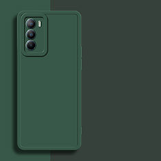 Ultra-thin Silicone Gel Soft Case 360 Degrees Cover for Vivo iQOO 9 SE 5G Midnight Green