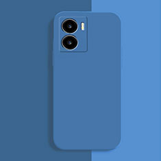 Ultra-thin Silicone Gel Soft Case 360 Degrees Cover for Vivo iQOO Z7 5G Blue