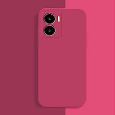 Ultra-thin Silicone Gel Soft Case 360 Degrees Cover for Vivo iQOO Z7 5G Hot Pink