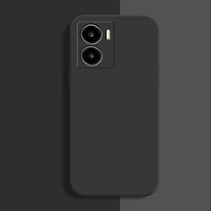 Ultra-thin Silicone Gel Soft Case 360 Degrees Cover for Vivo iQOO Z7x 5G Black
