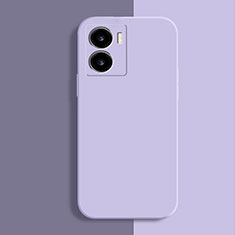 Ultra-thin Silicone Gel Soft Case 360 Degrees Cover for Vivo iQOO Z7x 5G Clove Purple