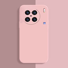 Ultra-thin Silicone Gel Soft Case 360 Degrees Cover for Vivo X90 Pro 5G Pink