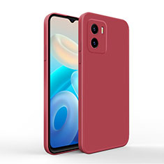 Ultra-thin Silicone Gel Soft Case 360 Degrees Cover for Vivo Y01 Red