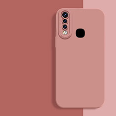 Ultra-thin Silicone Gel Soft Case 360 Degrees Cover for Vivo Y17 Pink
