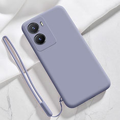 Ultra-thin Silicone Gel Soft Case 360 Degrees Cover for Vivo Y56 5G Lavender Gray