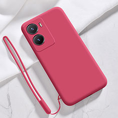 Ultra-thin Silicone Gel Soft Case 360 Degrees Cover for Vivo Y56 5G Red
