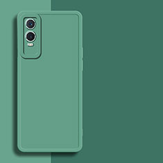 Ultra-thin Silicone Gel Soft Case 360 Degrees Cover for Vivo Y74s 5G Green