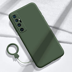Ultra-thin Silicone Gel Soft Case 360 Degrees Cover for Xiaomi Mi 10 Ultra Midnight Green