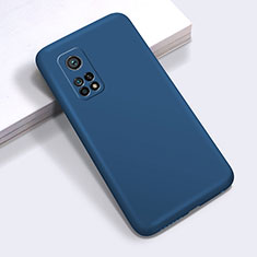 Ultra-thin Silicone Gel Soft Case 360 Degrees Cover for Xiaomi Mi 10T 5G Navy Blue