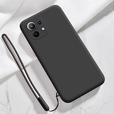 Ultra-thin Silicone Gel Soft Case 360 Degrees Cover for Xiaomi Mi 11 Lite 4G Black