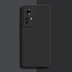 Ultra-thin Silicone Gel Soft Case 360 Degrees Cover for Xiaomi Mi 12 Pro 5G Black