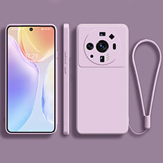 Ultra-thin Silicone Gel Soft Case 360 Degrees Cover for Xiaomi Mi 12 Ultra 5G Clove Purple