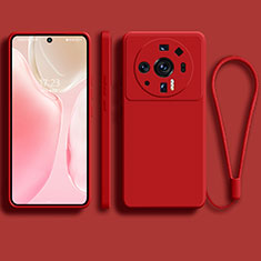 Ultra-thin Silicone Gel Soft Case 360 Degrees Cover for Xiaomi Mi 12S Ultra 5G Red