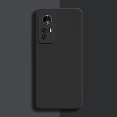 Ultra-thin Silicone Gel Soft Case 360 Degrees Cover for Xiaomi Mi 12X 5G Black