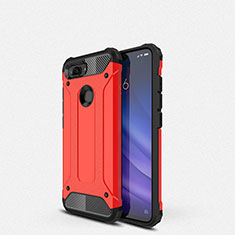 Ultra-thin Silicone Gel Soft Case 360 Degrees Cover for Xiaomi Mi 8 Lite Red