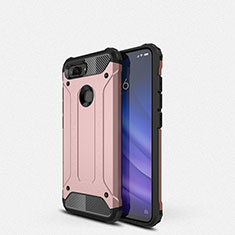 Ultra-thin Silicone Gel Soft Case 360 Degrees Cover for Xiaomi Mi 8 Lite Rose Gold