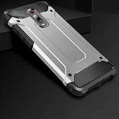 Ultra-thin Silicone Gel Soft Case 360 Degrees Cover for Xiaomi Mi 9T Silver