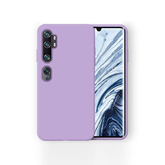 Ultra-thin Silicone Gel Soft Case 360 Degrees Cover for Xiaomi Mi Note 10 Purple