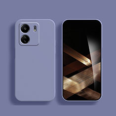 Ultra-thin Silicone Gel Soft Case 360 Degrees Cover for Xiaomi Redmi 13C Lavender Gray