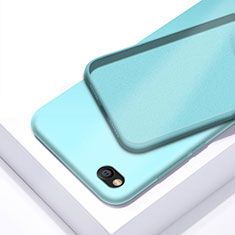 Ultra-thin Silicone Gel Soft Case 360 Degrees Cover for Xiaomi Redmi Go Cyan
