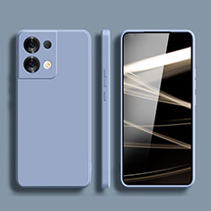 Ultra-thin Silicone Gel Soft Case 360 Degrees Cover for Xiaomi Redmi Note 13 Pro 5G Lavender Gray