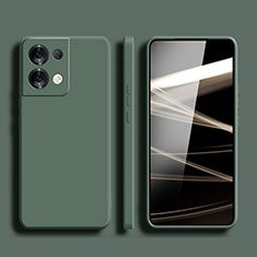 Ultra-thin Silicone Gel Soft Case 360 Degrees Cover for Xiaomi Redmi Note 13 Pro 5G Midnight Green