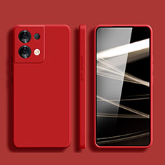 Ultra-thin Silicone Gel Soft Case 360 Degrees Cover for Xiaomi Redmi Note 13 Pro 5G Red