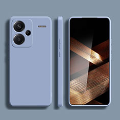Ultra-thin Silicone Gel Soft Case 360 Degrees Cover for Xiaomi Redmi Note 13 Pro+ Plus 5G Lavender Gray