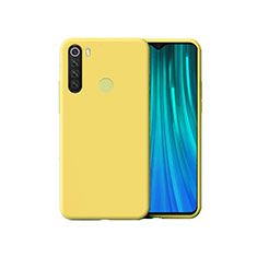 Ultra-thin Silicone Gel Soft Case 360 Degrees Cover for Xiaomi Redmi Note 8 (2021) Yellow