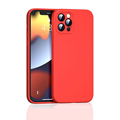 Ultra-thin Silicone Gel Soft Case 360 Degrees Cover G01 for Apple iPhone 13 Pro Max Red