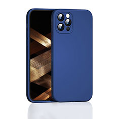 Ultra-thin Silicone Gel Soft Case 360 Degrees Cover G01 for Apple iPhone 14 Pro Blue