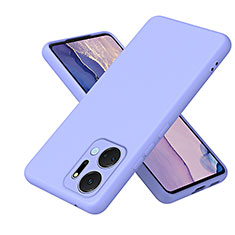 Ultra-thin Silicone Gel Soft Case 360 Degrees Cover H01P for Huawei Honor X7a Purple
