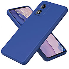 Ultra-thin Silicone Gel Soft Case 360 Degrees Cover H01P for Motorola Moto E13 Blue