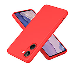 Ultra-thin Silicone Gel Soft Case 360 Degrees Cover H01P for Realme 10 4G Red