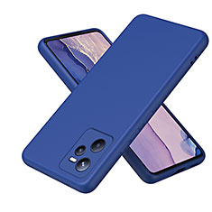 Ultra-thin Silicone Gel Soft Case 360 Degrees Cover H01P for Realme C35 Blue