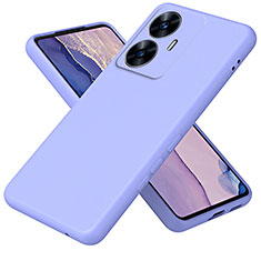 Ultra-thin Silicone Gel Soft Case 360 Degrees Cover H01P for Realme C55 Clove Purple