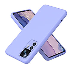 Ultra-thin Silicone Gel Soft Case 360 Degrees Cover H01P for Xiaomi Mi 12T Pro 5G Purple