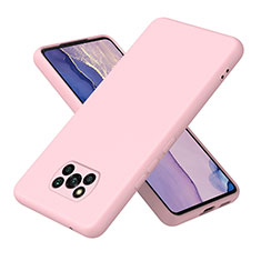 Ultra-thin Silicone Gel Soft Case 360 Degrees Cover H01P for Xiaomi Poco X3 NFC Rose Gold