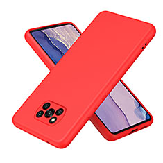 Ultra-thin Silicone Gel Soft Case 360 Degrees Cover H01P for Xiaomi Poco X3 Pro Red