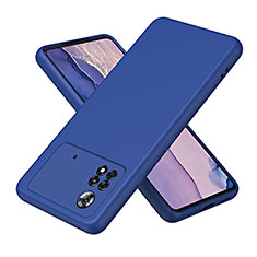 Ultra-thin Silicone Gel Soft Case 360 Degrees Cover H01P for Xiaomi Poco X4 Pro 5G Blue