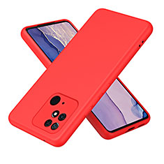 Ultra-thin Silicone Gel Soft Case 360 Degrees Cover H01P for Xiaomi Redmi 10 Power Red